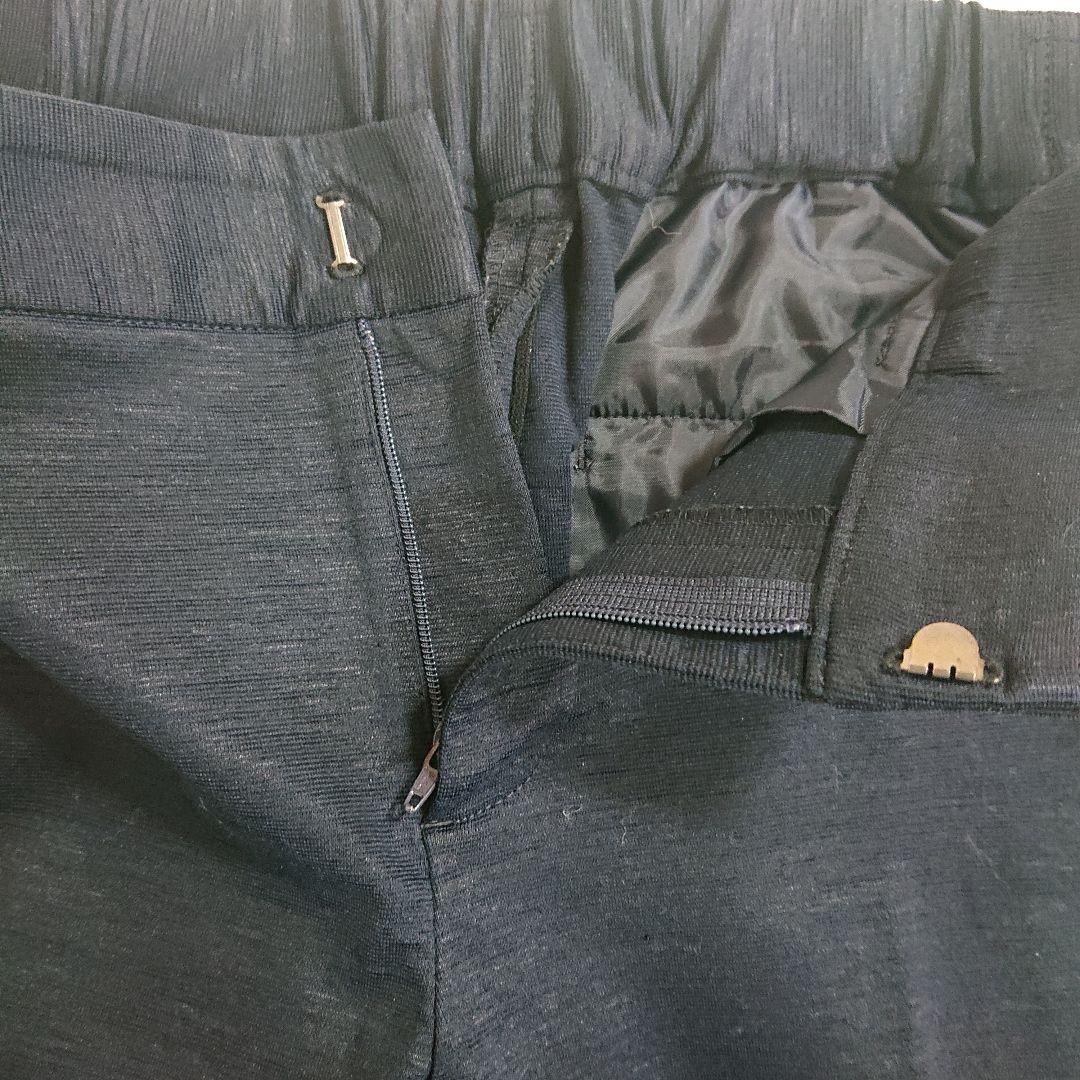 グリーンレーベルリラクシング　パンツスーツ　L　ノーカラー 近年モデル 3点 麻