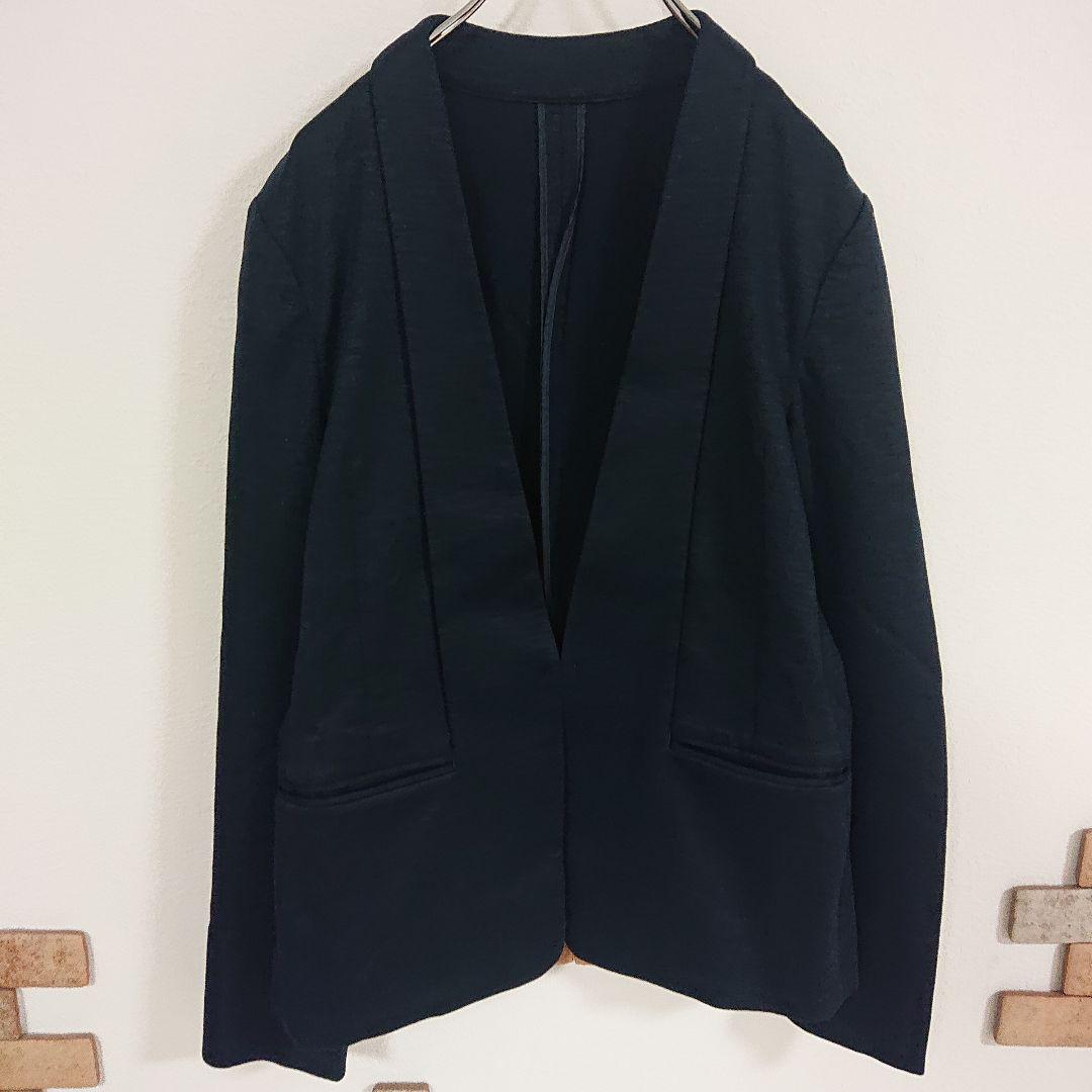 グリーンレーベルリラクシング　パンツスーツ　L　ノーカラー 近年モデル 3点 麻