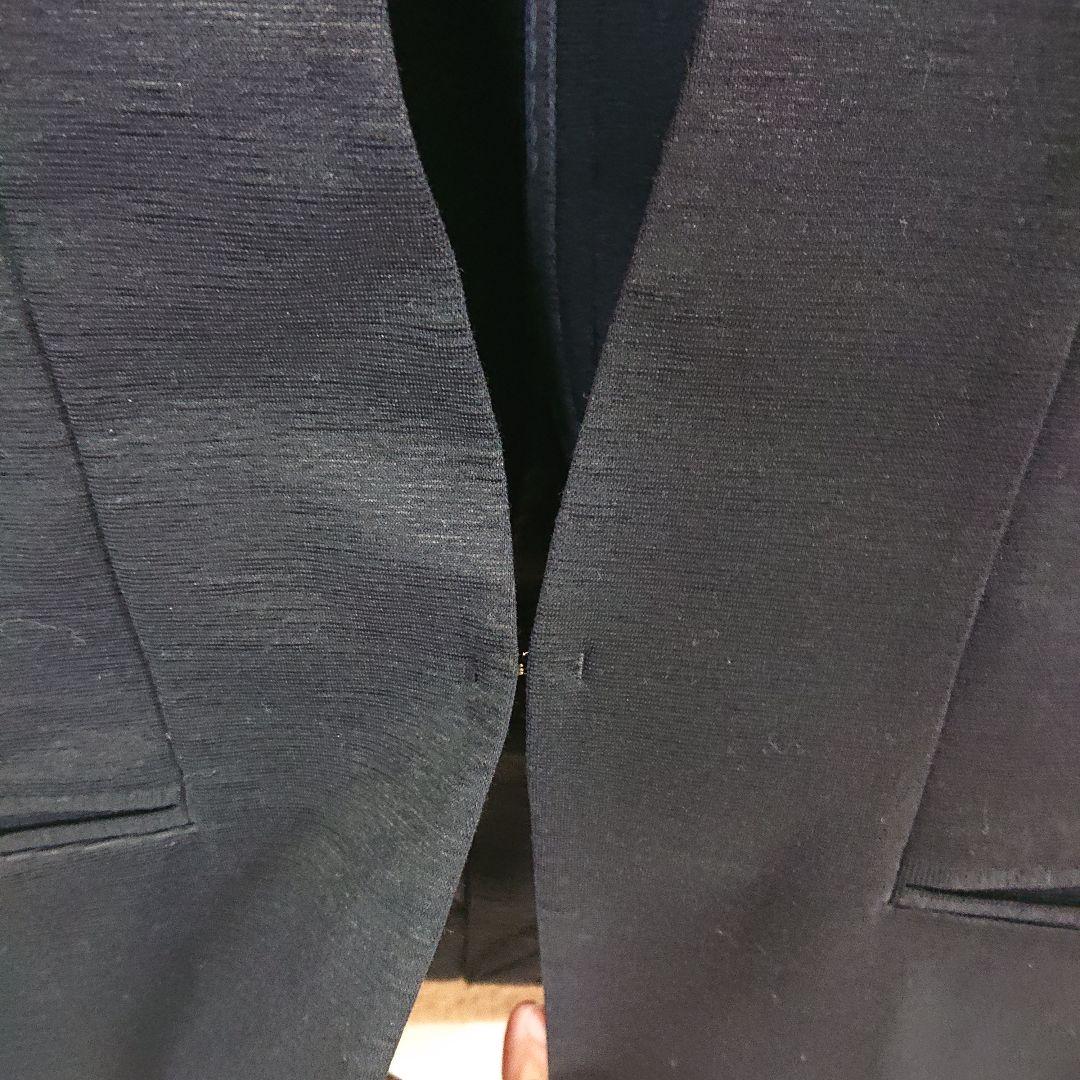 グリーンレーベルリラクシング　パンツスーツ　L　ノーカラー 近年モデル 3点 麻