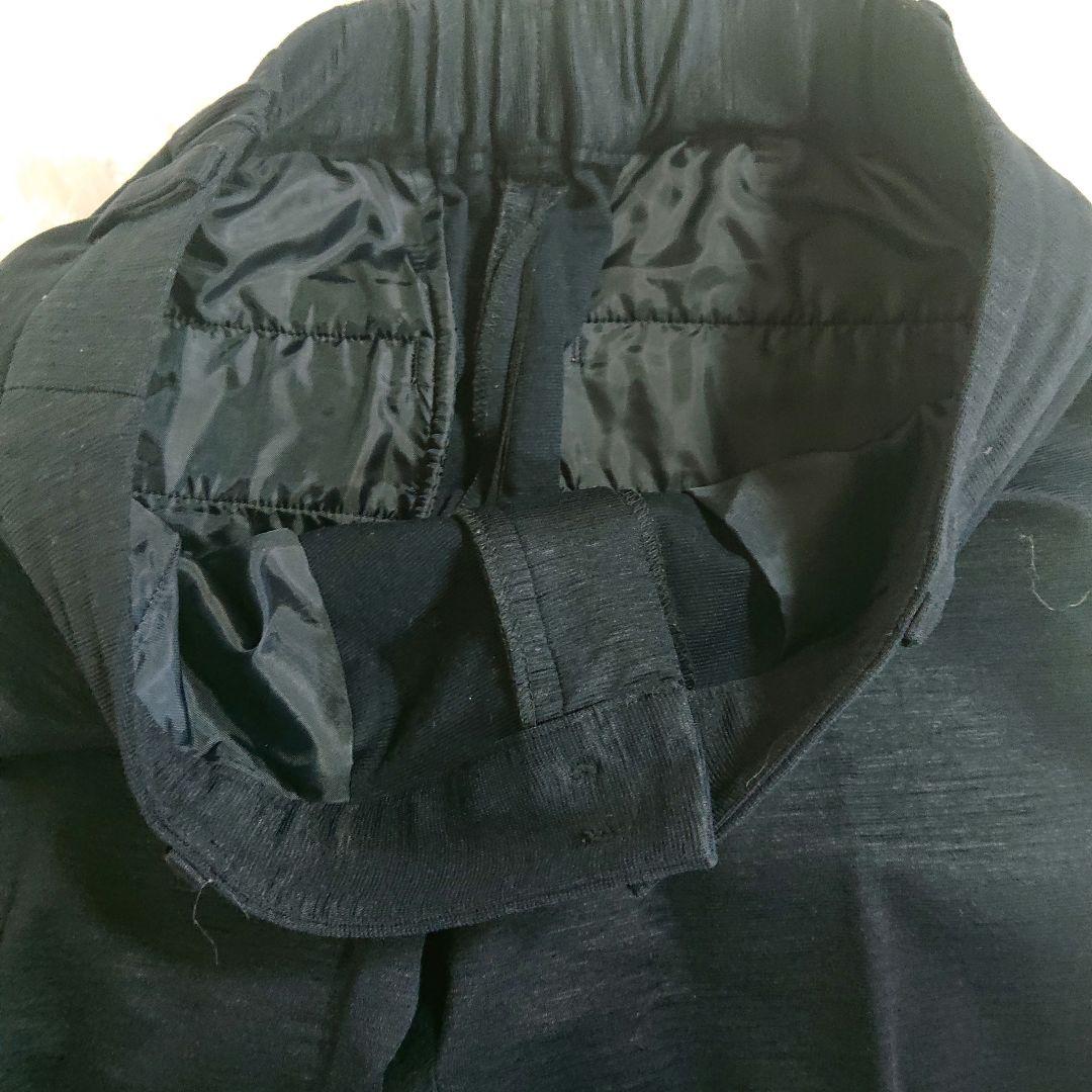 グリーンレーベルリラクシング　パンツスーツ　L　ノーカラー 近年モデル 3点 麻