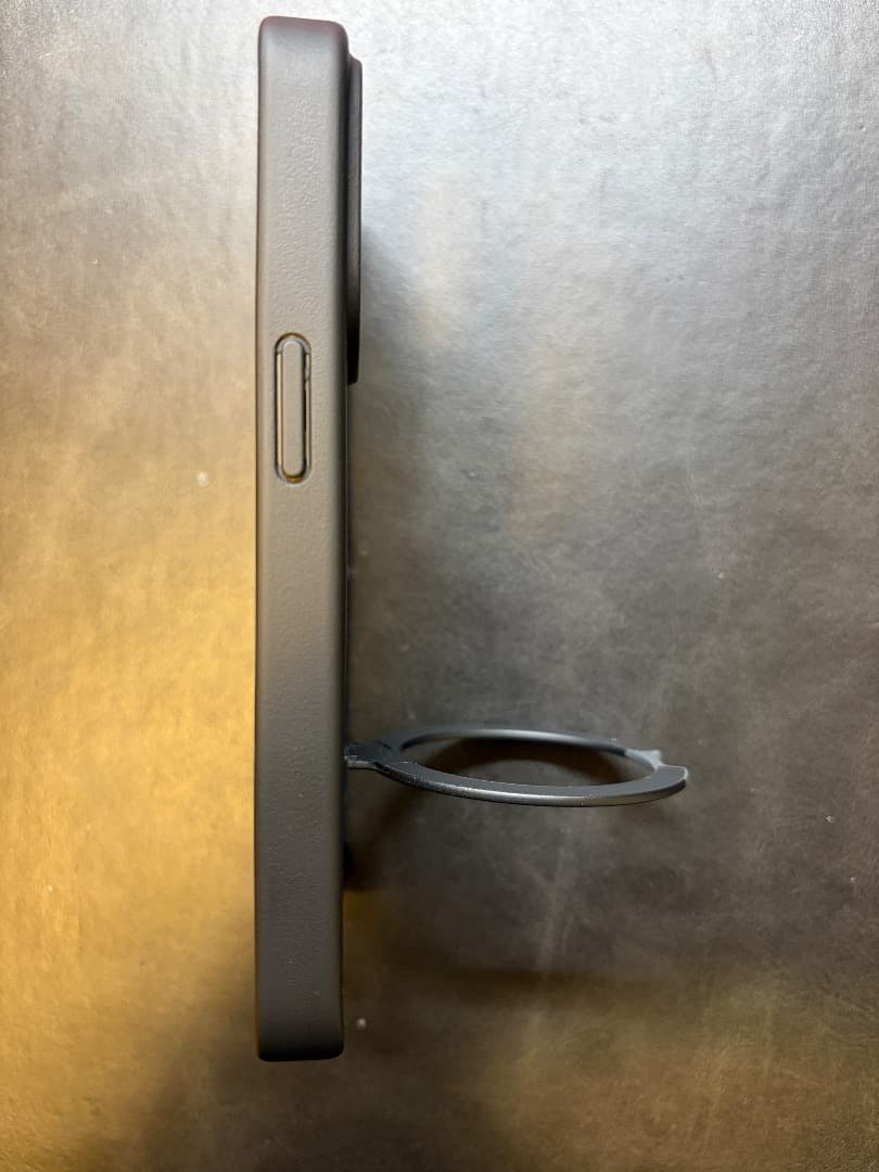 iPhone14Pro シルバー128G+TORRASゼンマイ式ケース