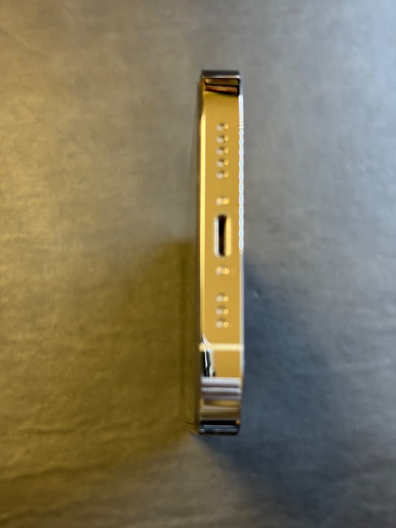 iPhone14Pro シルバー128G+TORRASゼンマイ式ケース