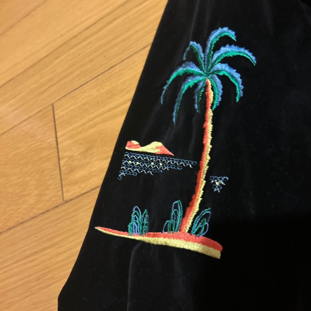 BGCO HAWAII ハワイ　オリーブグリーン スカジャン 刺繍　サイズL