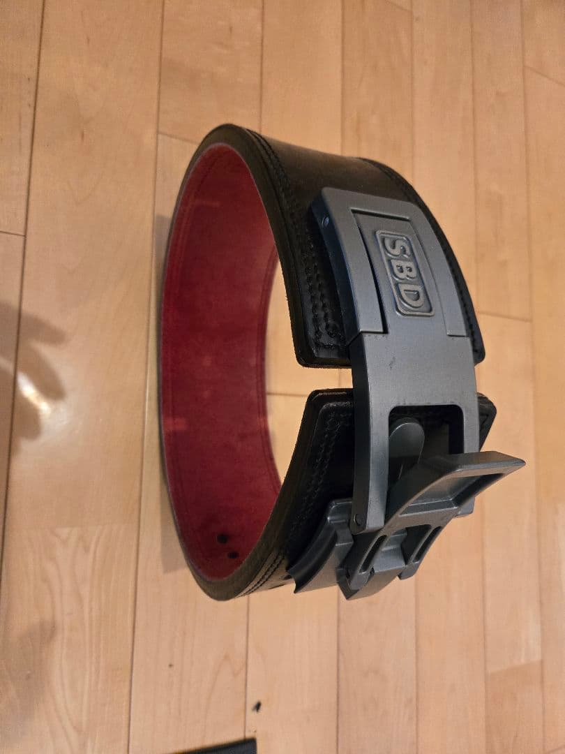 SBD トレーニング・パワーベルト ブラック/レッド