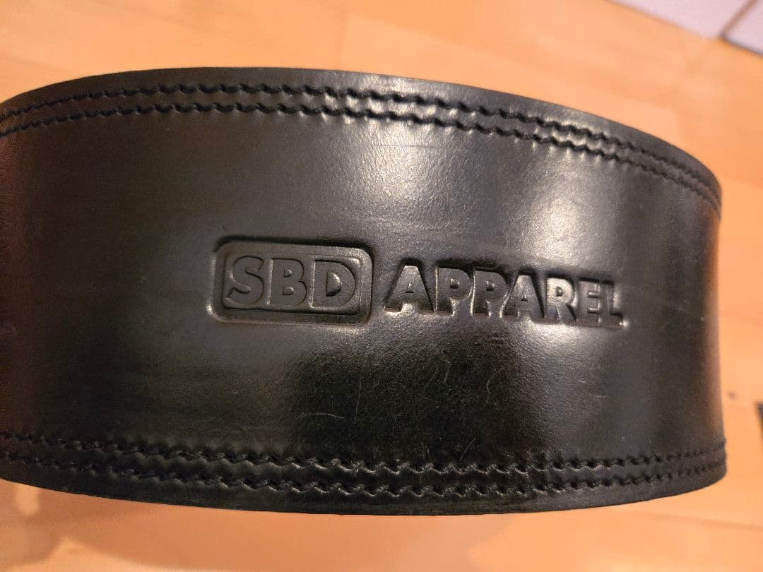 SBD トレーニング・パワーベルト ブラック/レッド