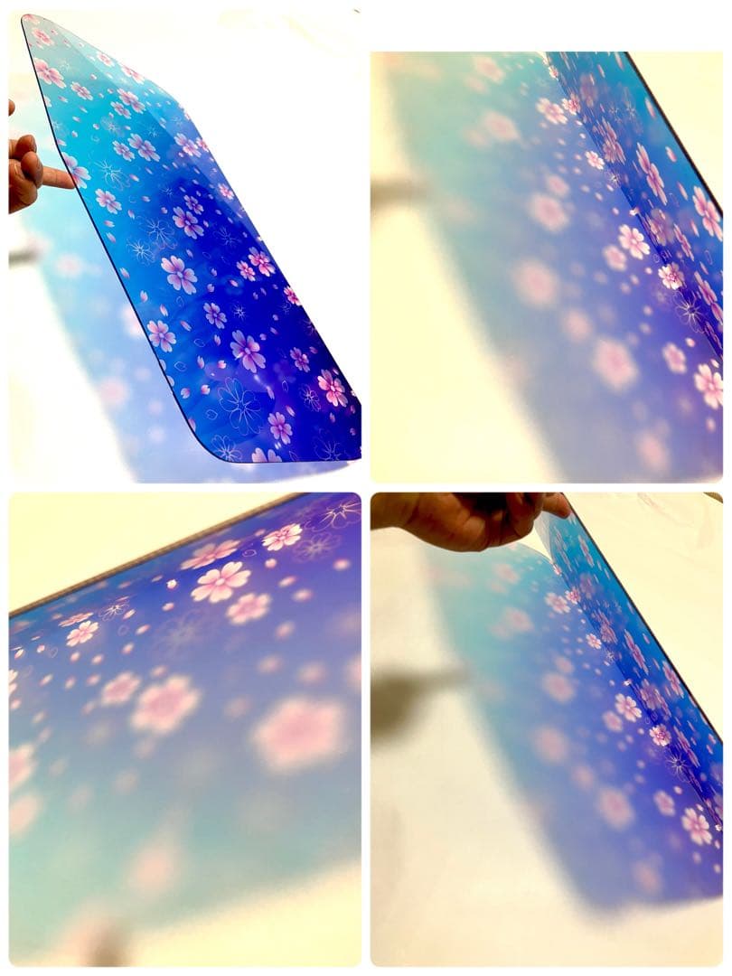 ✨三菱フソウ✨スーパーグレート✨安全窓✨両面桜柄✨スケルトン✨