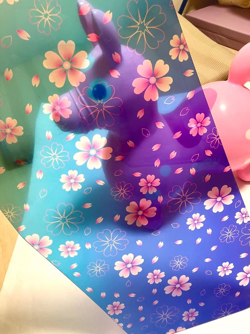 ✨三菱フソウ✨スーパーグレート✨安全窓✨両面桜柄✨スケルトン✨