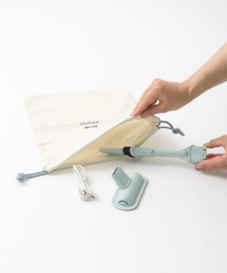 【新品未使用】BRUNO スリム2WAYスティッククリーナー ペールブルー