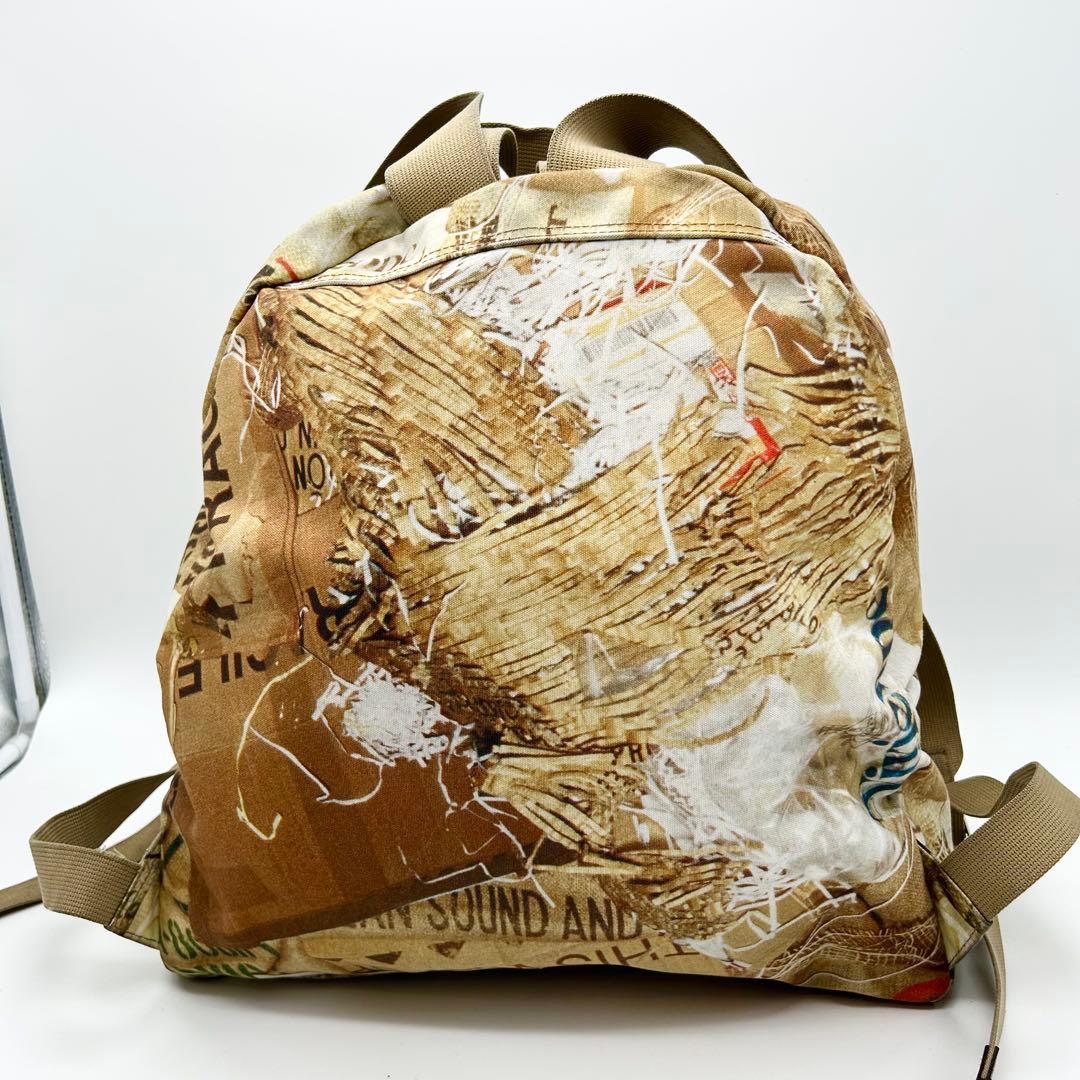 ヴィヴィアンウエストウッド オーブ キャンバス 総柄 レザー リュック