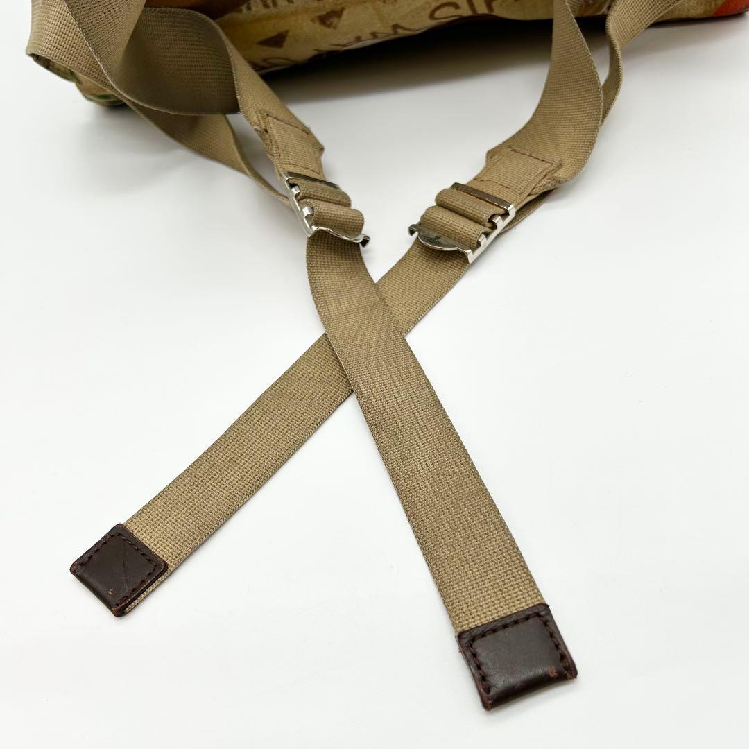 ヴィヴィアンウエストウッド オーブ キャンバス 総柄 レザー リュック