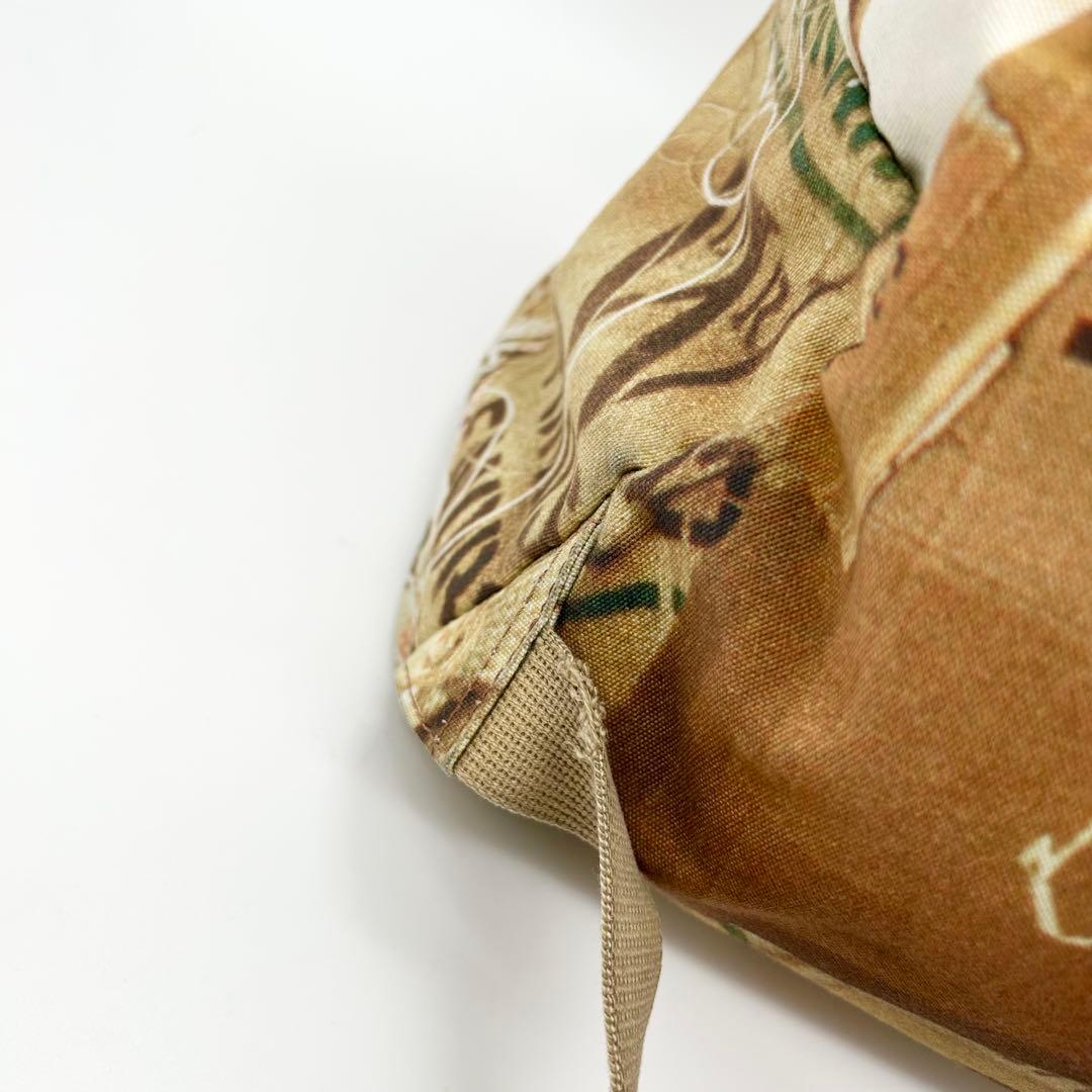 ヴィヴィアンウエストウッド オーブ キャンバス 総柄 レザー リュック