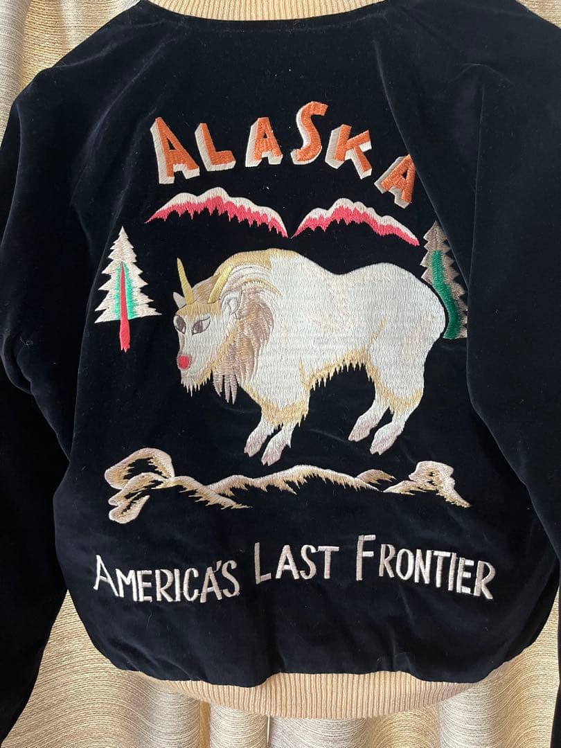 ピ*ン様 テーラー東洋　スカジャン　別珍　アラスカ　M18279 M品番 リバー