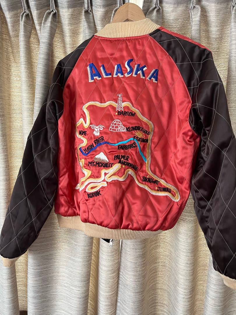 ピ*ン様 テーラー東洋　スカジャン　別珍　アラスカ　M18279 M品番 リバー