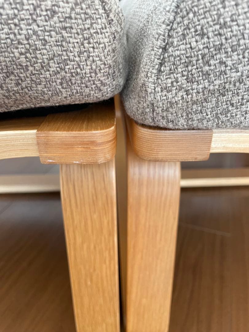 無印良品 リビング・ダイニングソファチェア・オーク材（カバー付） 2脚セット