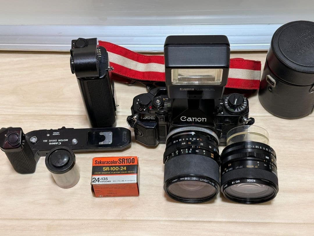 Canon A-1 デジタル一眼レフカメラセット