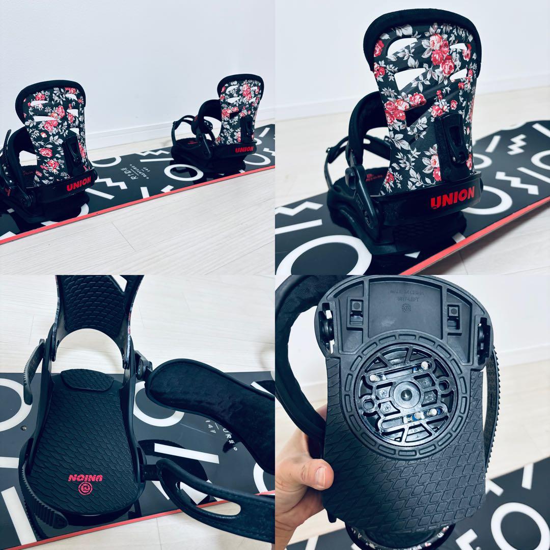 RIDE RAPTURE 147cm ボード セット UNION HEAD