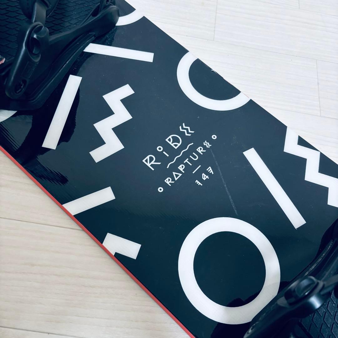 RIDE RAPTURE 147cm ボード セット UNION HEAD