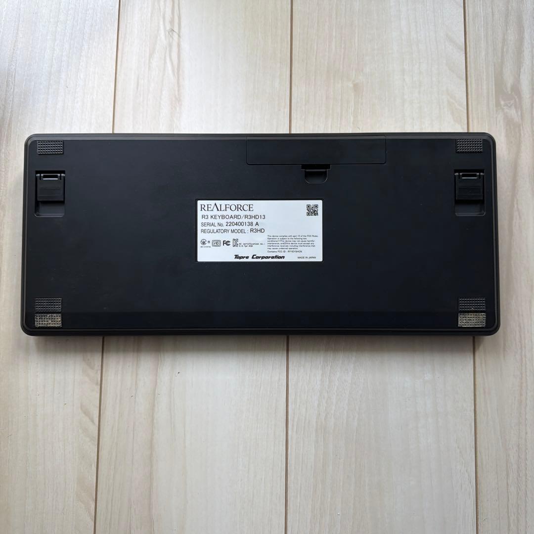 REALFORCE R3 R3HD13 英語US配列30g荷重