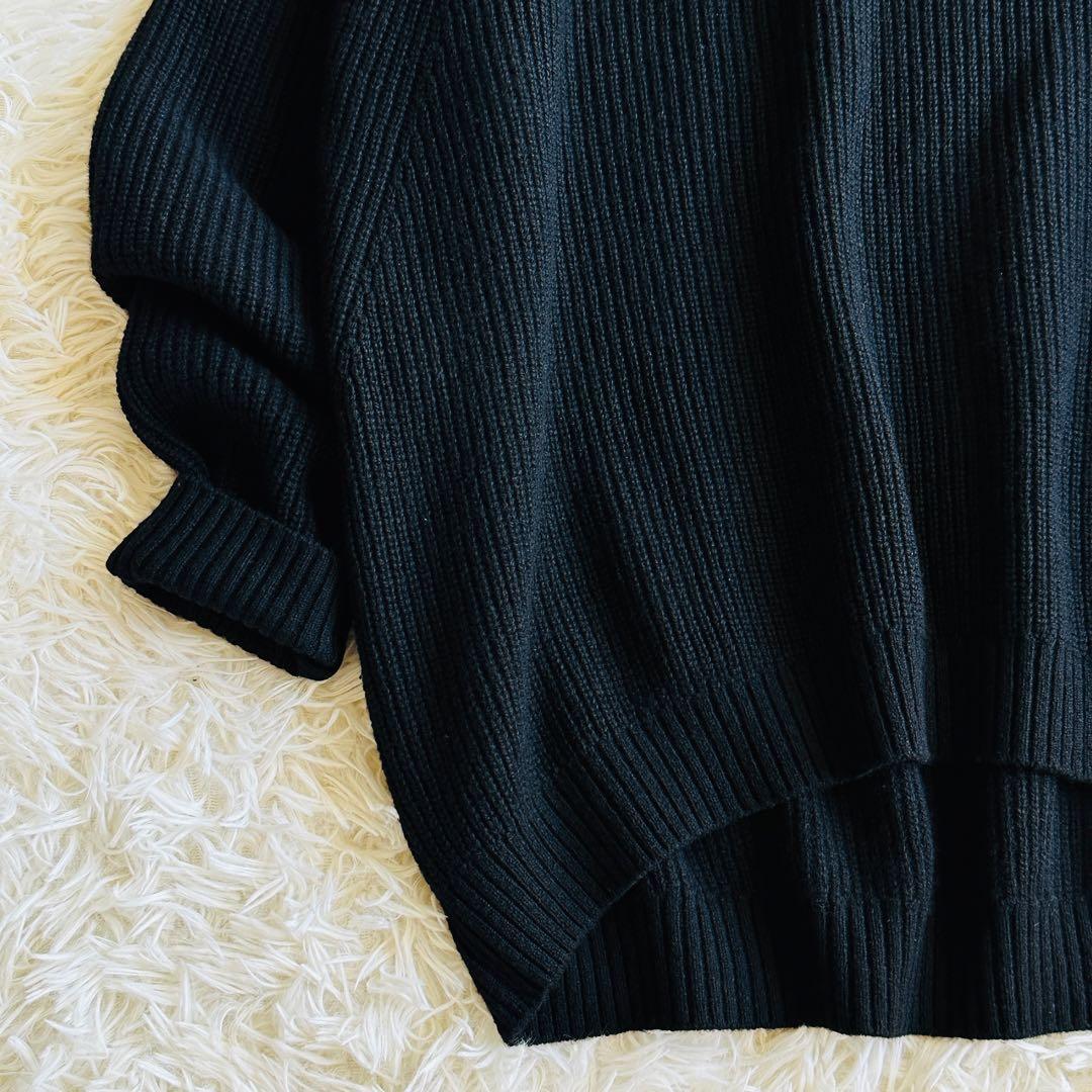 【未使用級】ドゥーズィエムクラス カシミヤ混OLBIAアゼプルオーバー