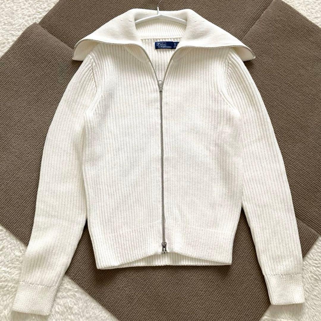 美品 2024年製 ポロ ラルフローレン ドライバーズ ニット カーディガン