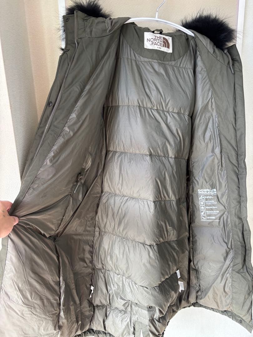 THE NORTH FACE ファー付きロングダウンジャケット