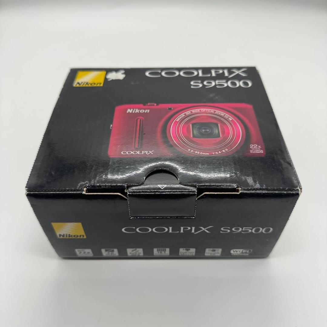 Nikon COOLPIX S9500 レッド コンパクトデジタルカメラ