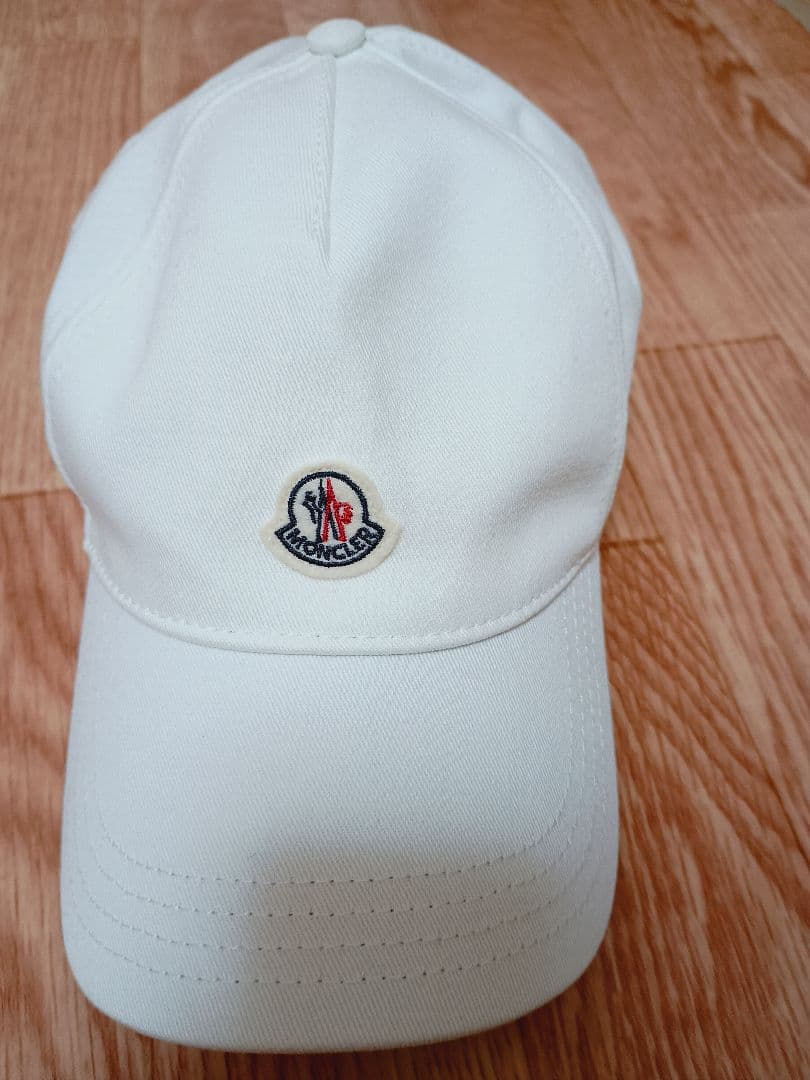 MONCLER キャップ 白 ホワイト モンクレール