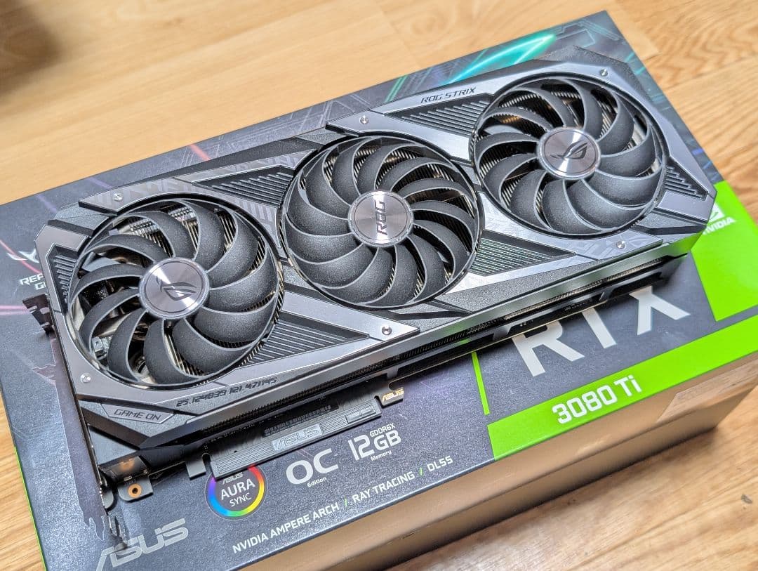 ASUS ROG RTX 3080Ti VRAM 12GB OCモデル