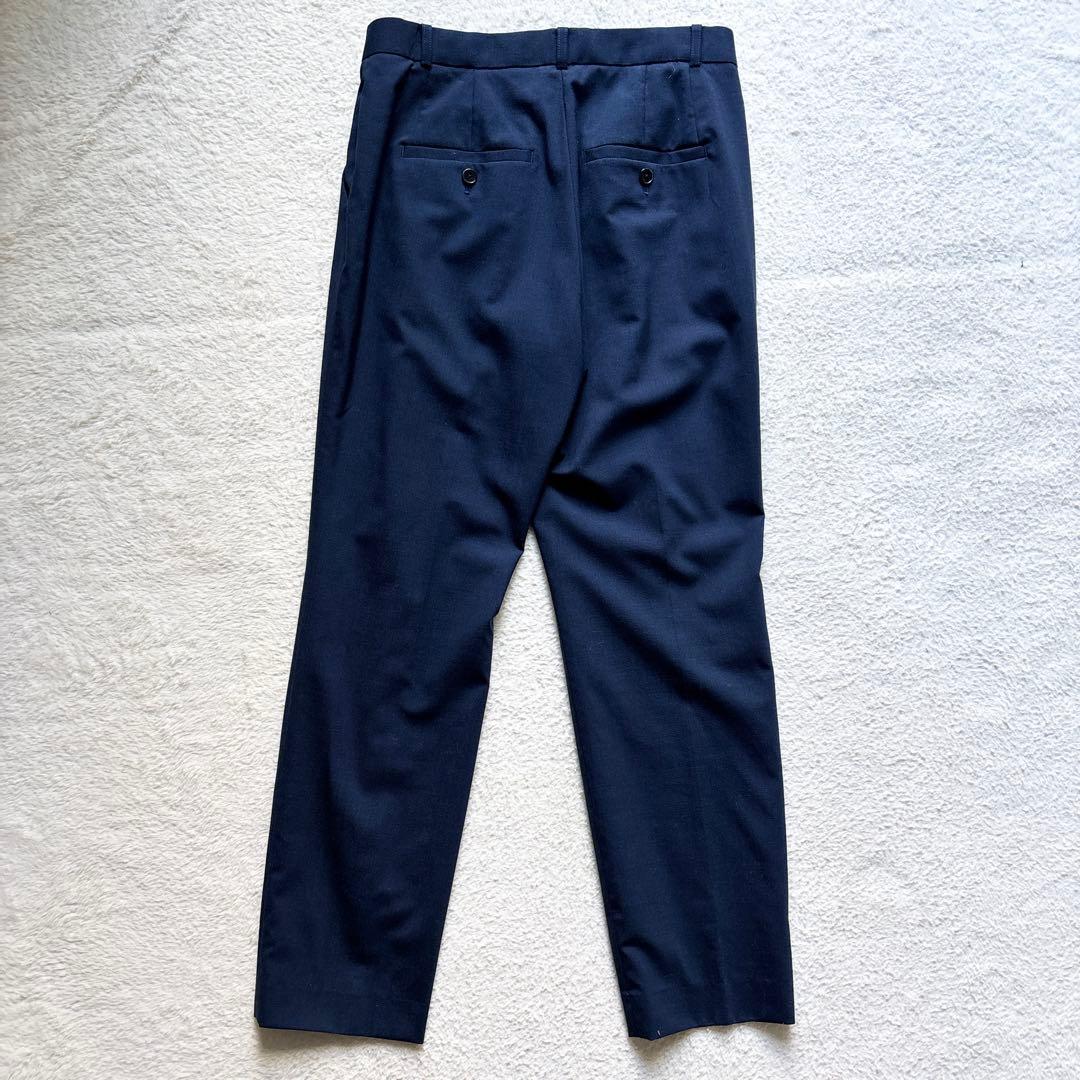 ✨美品✨ グリーンレーベルリラクシング ノーカラー スーツ ネイビー Lサイズ