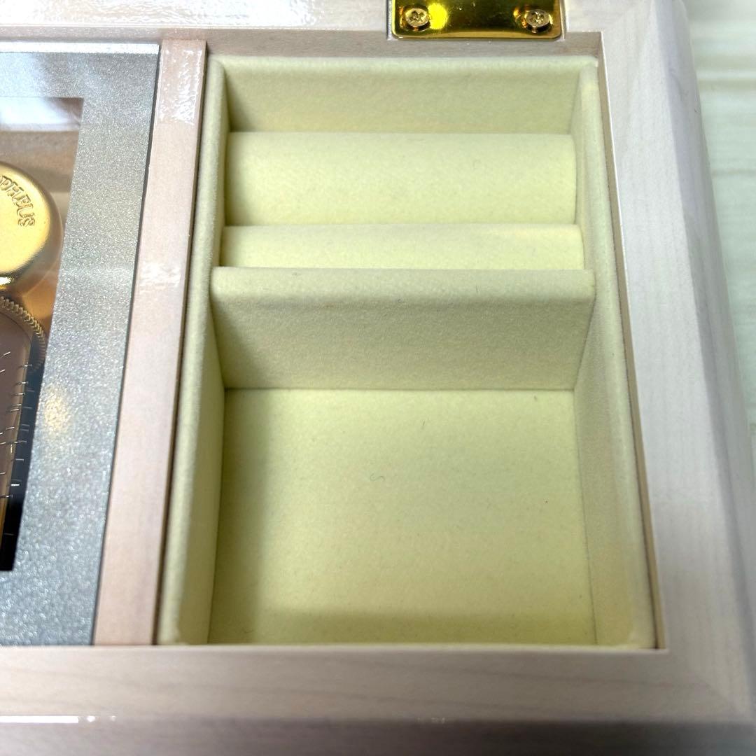 【美品】ウッドニー 30弁 オルゴール ミーティス ホワイト WOODNY