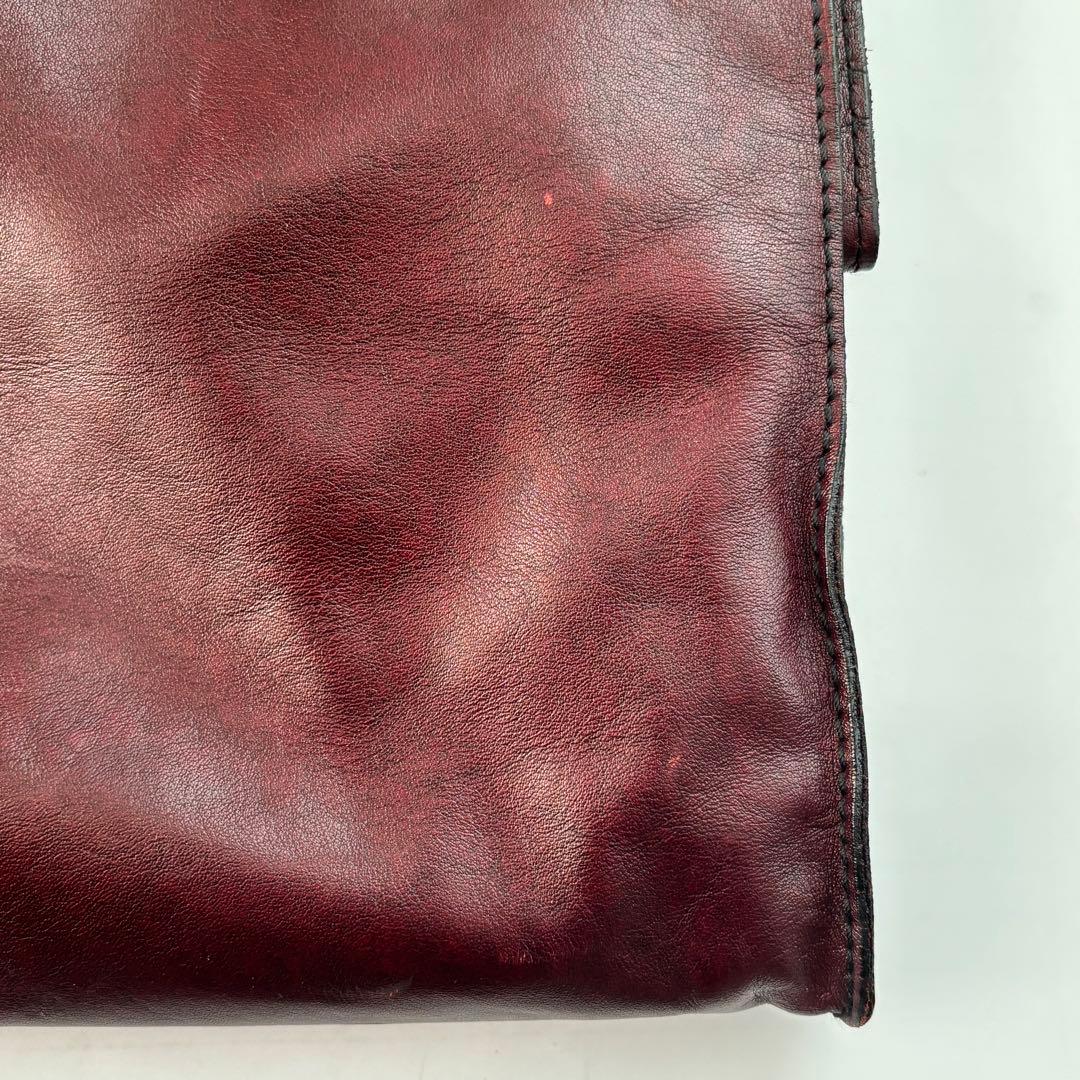 【ナツ】　ゴールドファイル レザーボストンバック