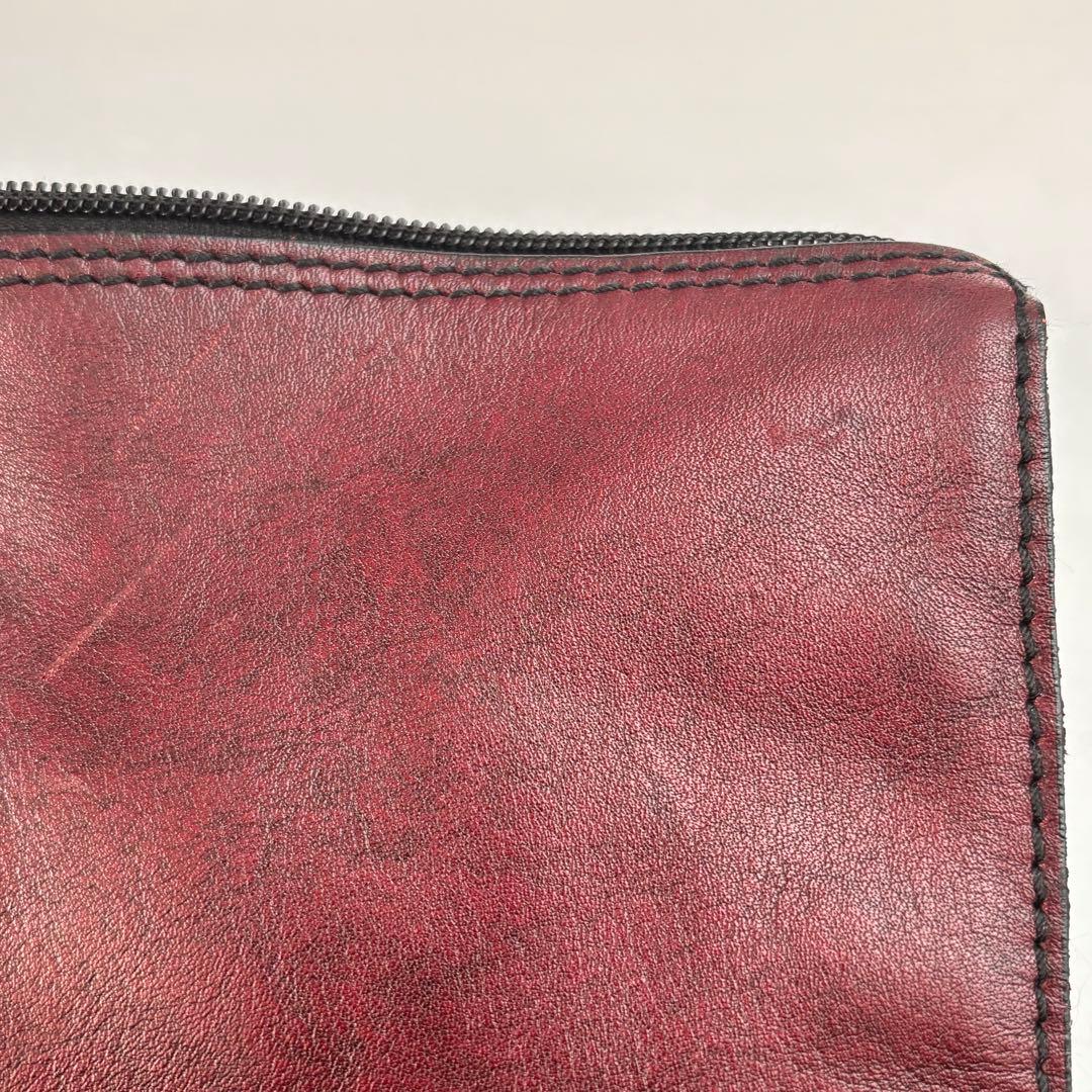 【ナツ】　ゴールドファイル レザーボストンバック