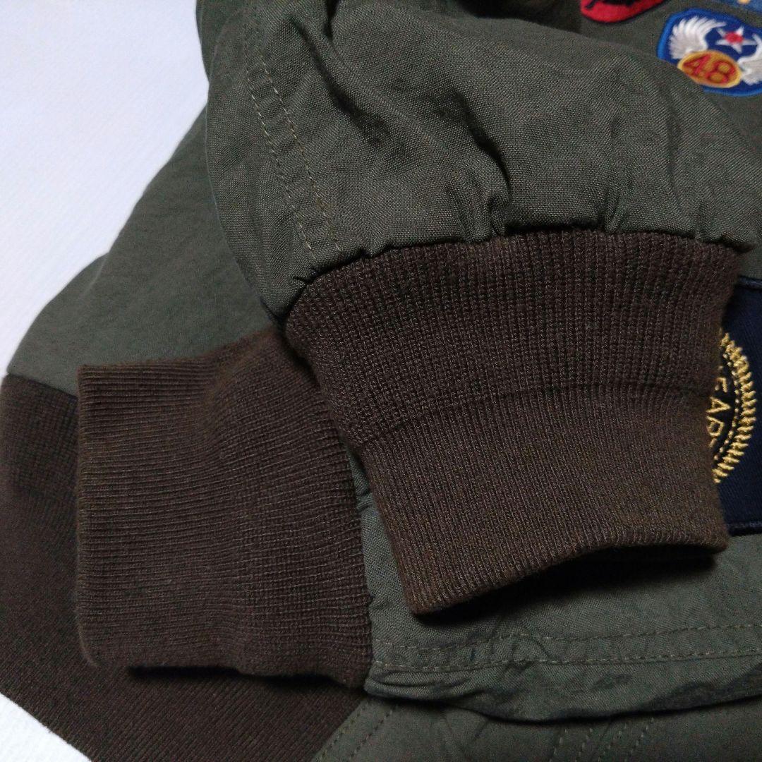 ★VANJAC　ヴァンヂャケット　エンブロイダリーMA-1／中綿入り／フルデコ★