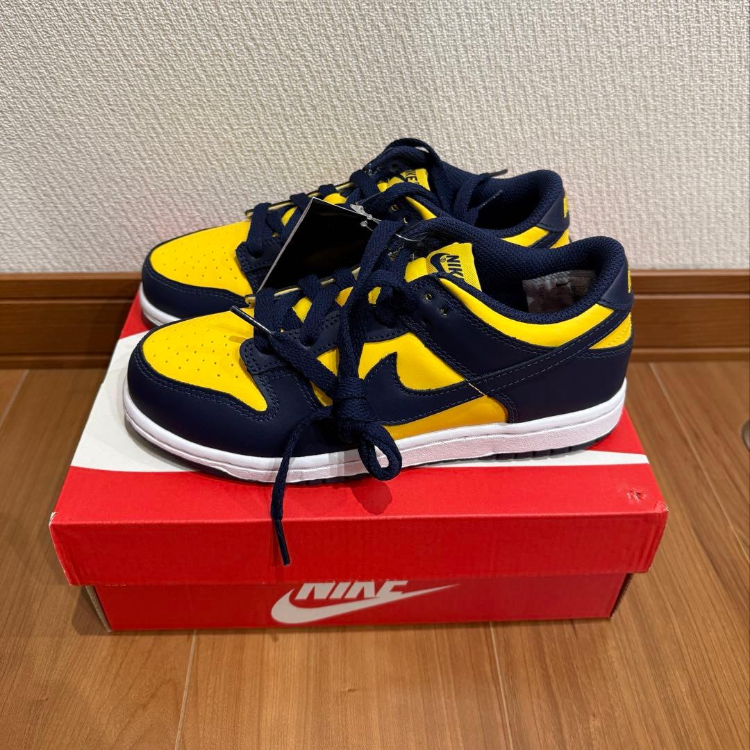 ナイキ PS ダンク ロー \"ミシガン\"(キッズ) 22cm 新品未使用