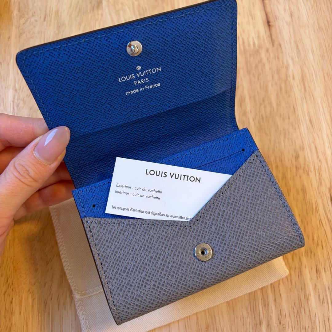 LOUIS VUITTON メンズ 名刺入れ 付属品完備