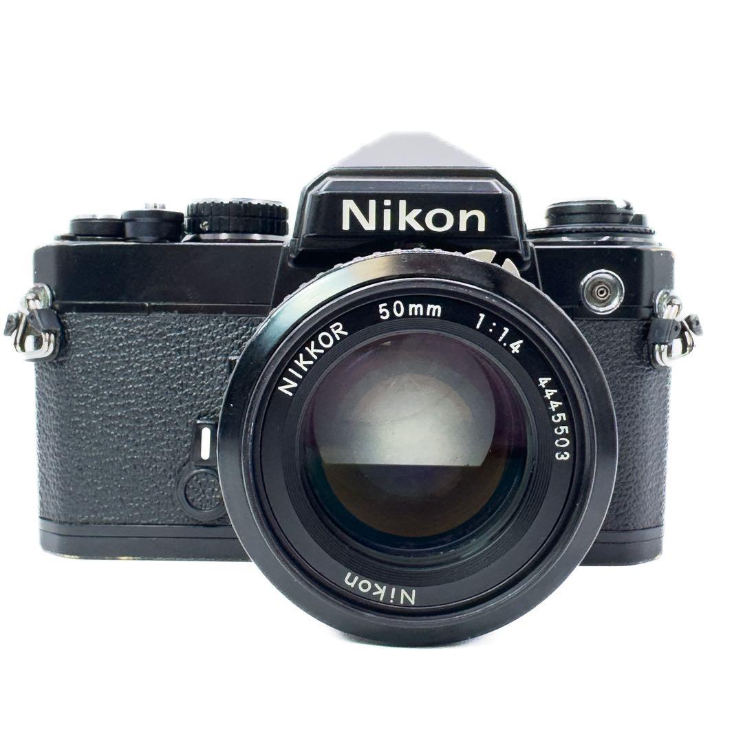 ABランク 完動品✨ Nikon FE Black 50mmセット 1ヶ月保証付
