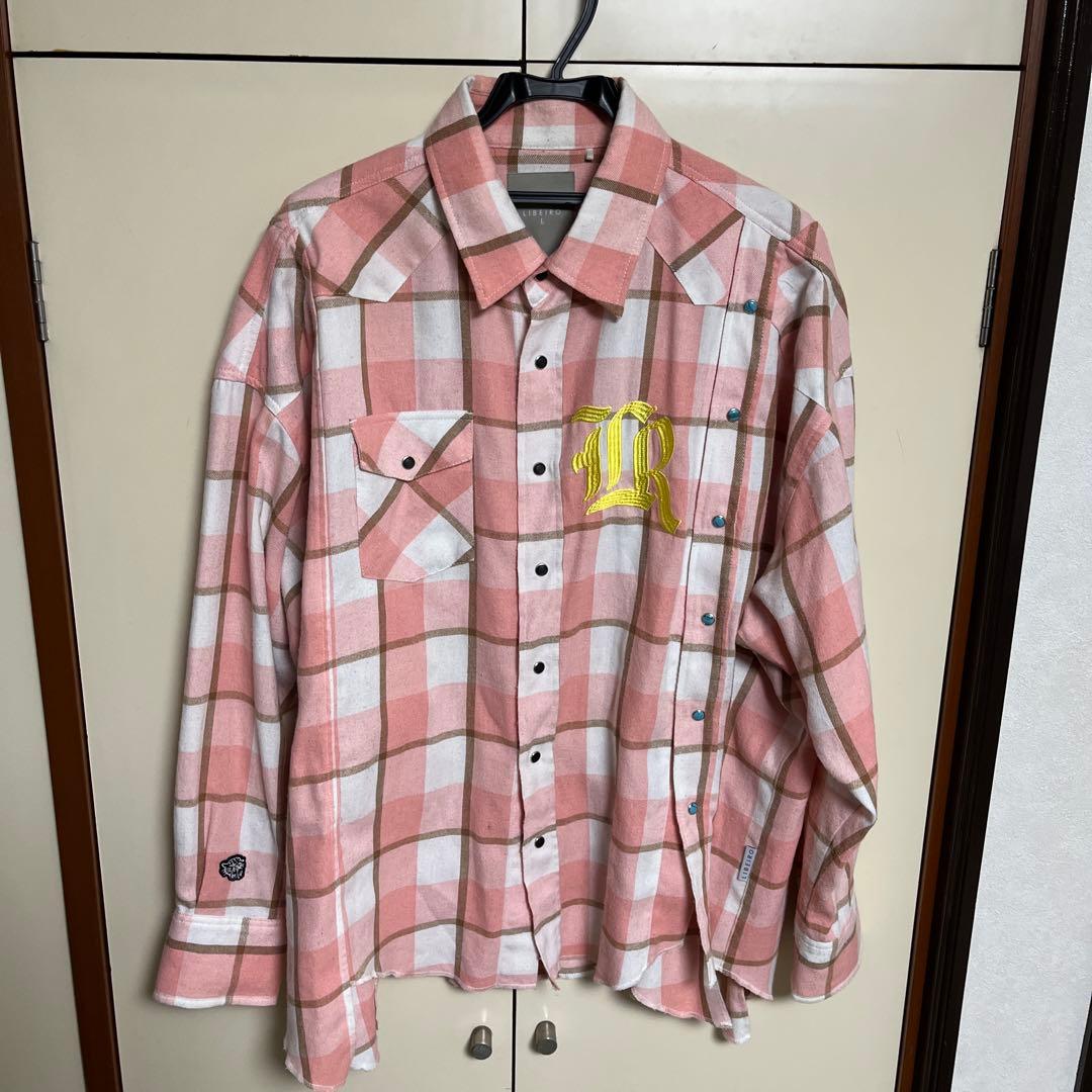 LIBEIRO オーバーサイズ　チェックシャツ　L