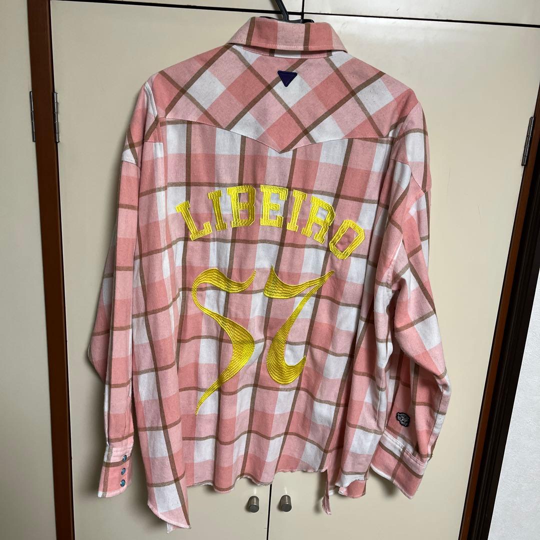 LIBEIRO オーバーサイズ　チェックシャツ　L