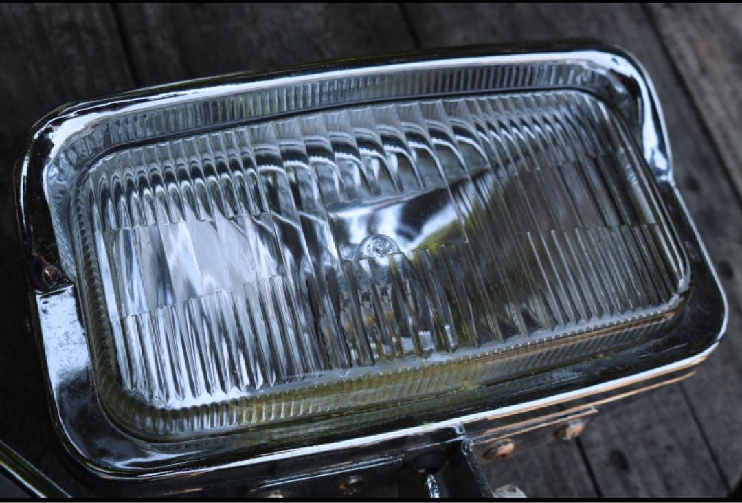 スクエア　ヘッドライト　2連　チョッパースタイル　カスタムバイク　単品でもOK