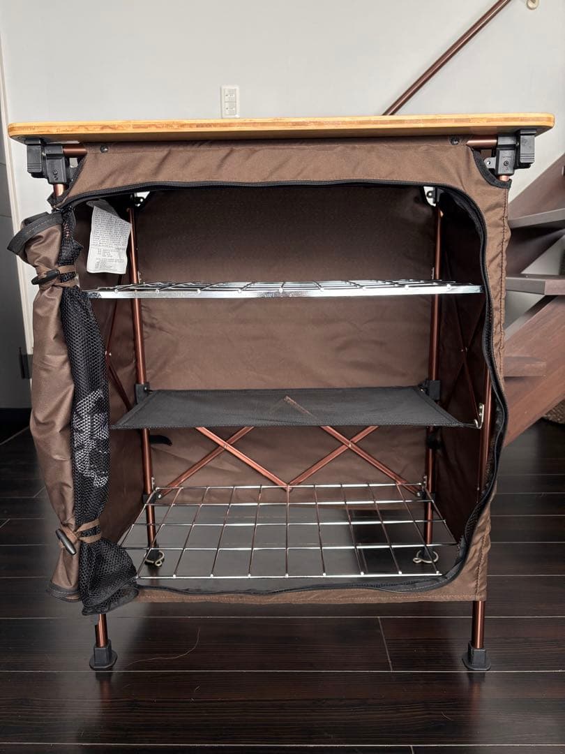 Coleman コンフォートマスター　バンブーフォルダブルシェルフ