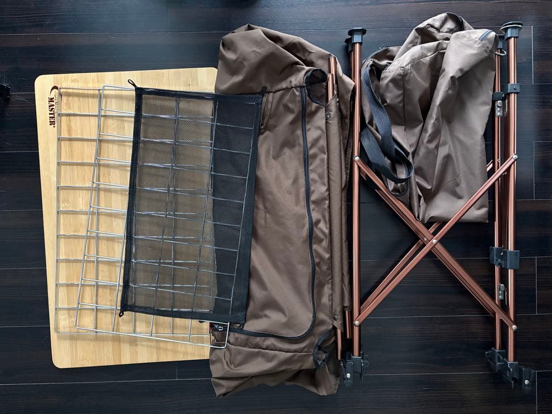 Coleman コンフォートマスター　バンブーフォルダブルシェルフ