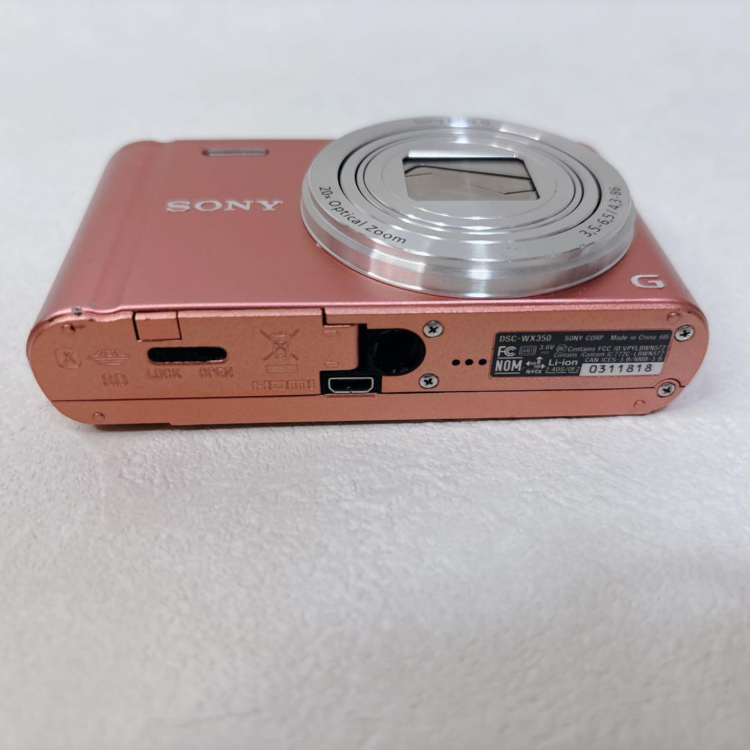 SONY Cyber-Shot DSC-WX350 ピンク　Wi-Fi搭載