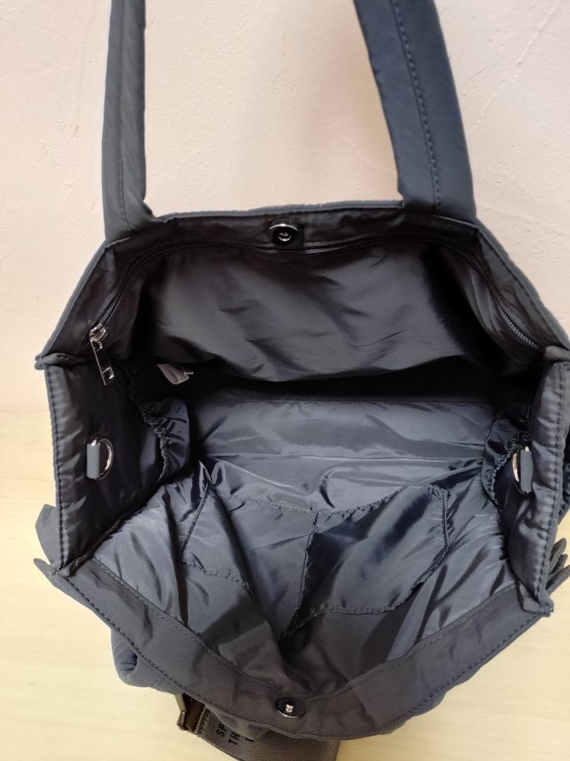 ニコアンド　2WAYキルトトートバッグ　てぃらさんコラボ