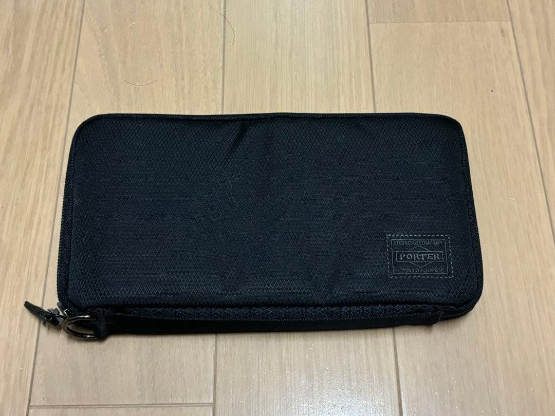 PORTER トラベルウォレット 黒色 美品