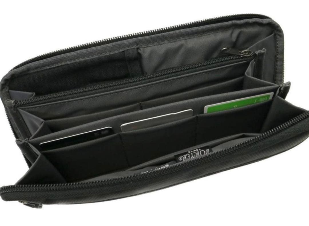 PORTER トラベルウォレット 黒色 美品