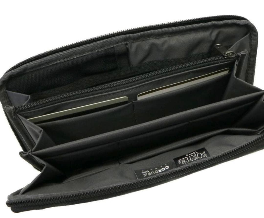 PORTER トラベルウォレット 黒色 美品