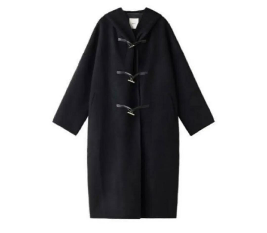 ebure ♡ウールリバーダッフルコートBLACK【完売品】※最終値下げ※