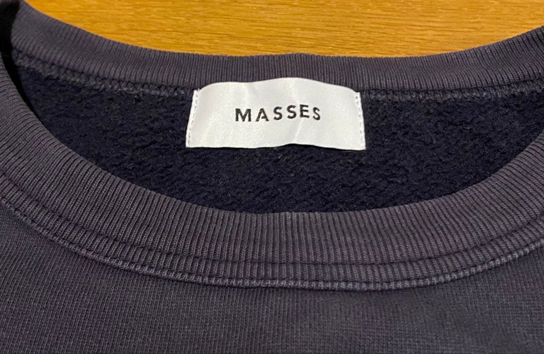 トップス MASSES SWEAT CREW ARCH WASH