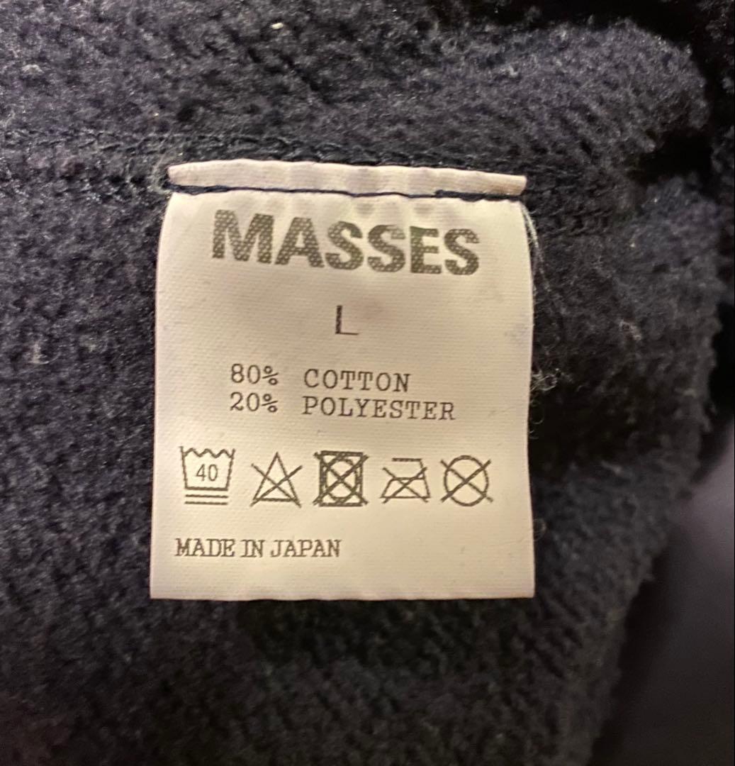 トップス MASSES SWEAT CREW ARCH WASH
