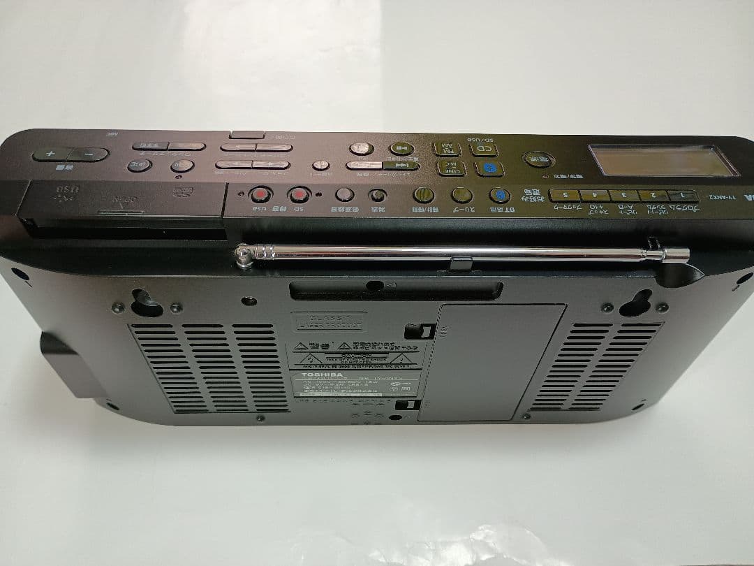 TOSHIBA TY-ANX2(K) CDラジオ コンパクトスリム